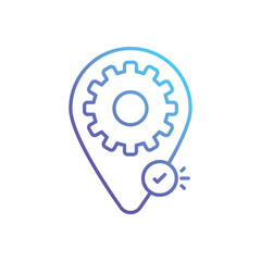 Place Optimization vector icon