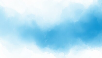 blue watercolor ink art background spread brush stroke on white graphic resource