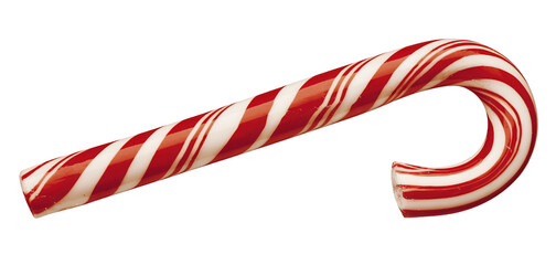 Obraz premium Vibrant Red and White Spiral Candy Cane Delight