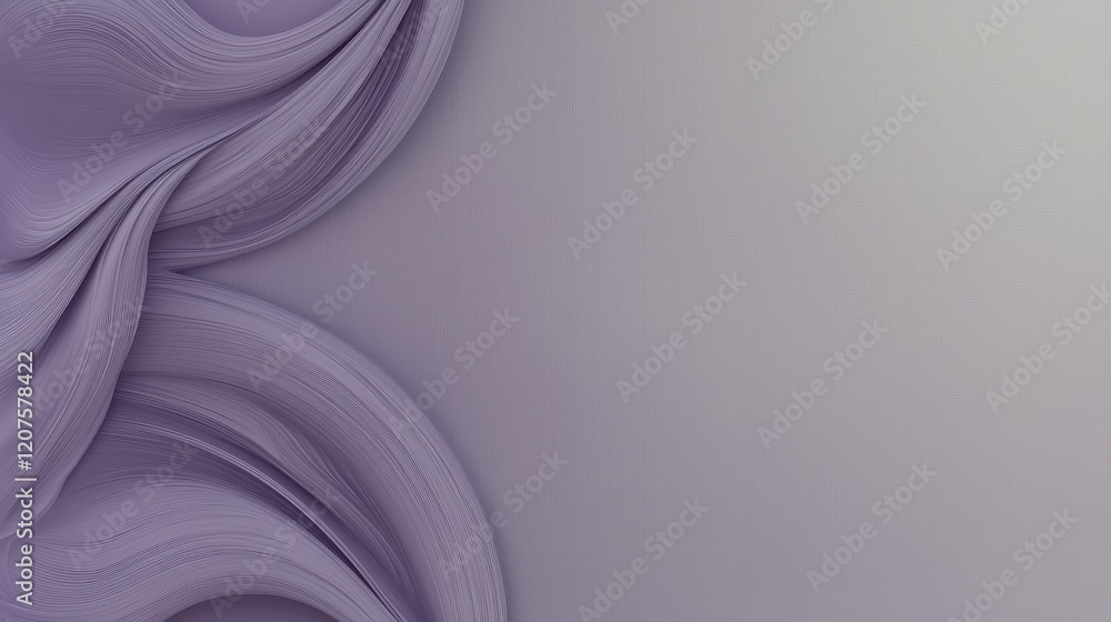 Aufkleber soft gradient background texture with calming lavender hues and flowing lines