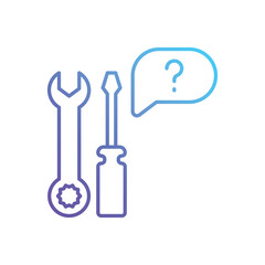 Technical Support vector icon
