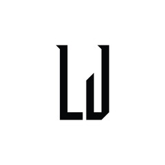 LJ monogram logo design letter text name symbol monochrome logotype alphabet character simple logo