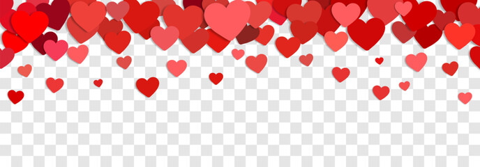 Vector heart stickers, cute love symbol. Cute love illustration for Happy Women's, Mother's, Valentine's Day and Birthday. Realistic romantic emoji. Vector illustration isolated on png