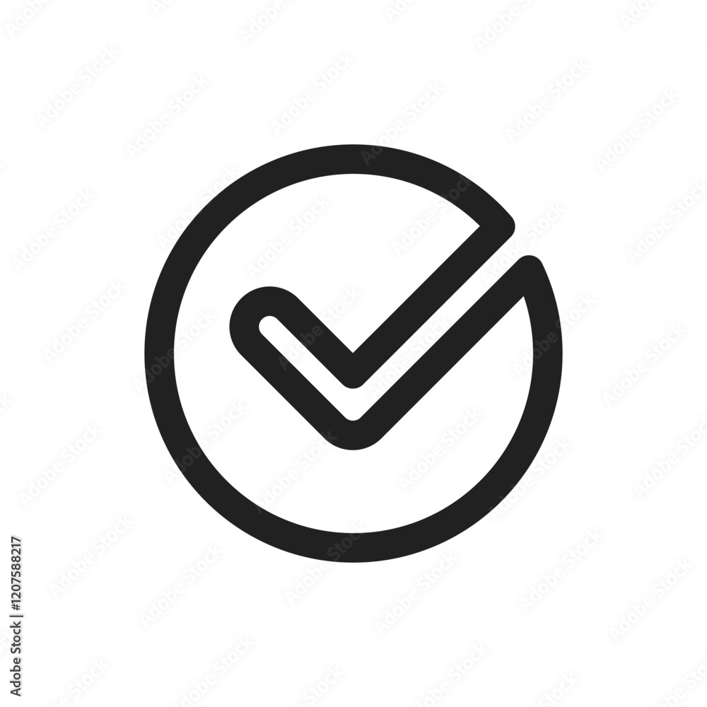 Poster a checkmark icon is a widely recognized symbol of approval and is particularly suited for projects t