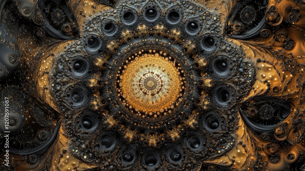Poster a celestial-themed visual of the universe with intricate planet details and a mesmerizing star field