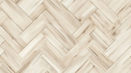 Seamless Parquet Texture, Blonde Maple Wood with a Soft Sheen and a Natural Finish