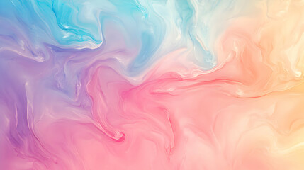 Colorful Abstract Background with Swirling Pastel Shades and Patterns