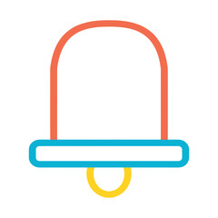 Electric Guitar Line Art: A minimalist, stylized line drawing of an electric guitar in a vibrant blue and green gradient, capturing the essence of rock and roll.