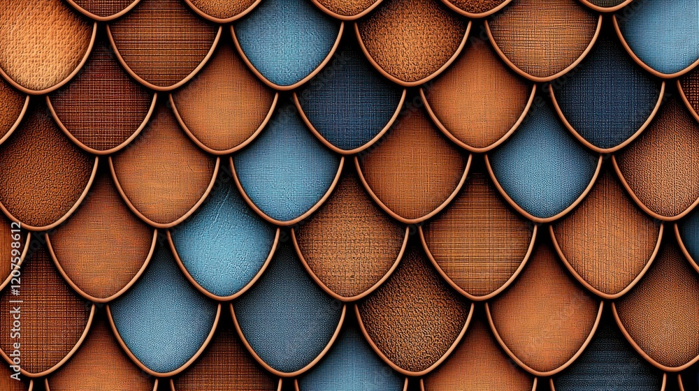 Poster textured fabric background with soft plush appearance in warm tones. design features overlapping sha