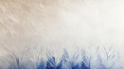 Textured paper background with vintage feel, featuring blue leaf patterns. This artistic design adds unique touch to any project or decor