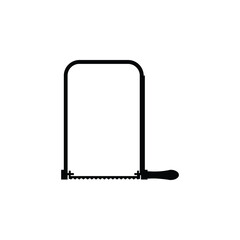 simple silhouette hacksaw icon