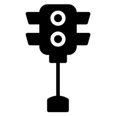 Obraz premium Road Trip Street Line Icon