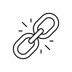 Backlinks vector icon