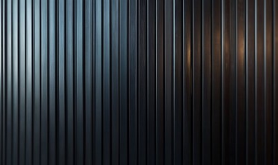 A close-up of a dark wood wall with vertical panels, creating a modern and sleek backdrop. Minimalist design, symbolizing industrial strength and modern aesthetics in a dark, elegant tone 
