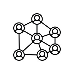 Network vector icon
