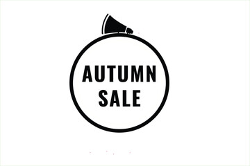 autumn sale, clock, button, Application, Button, Background, vector, banner template, website, design,
