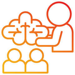 Obraz premium Brainstorming Icon