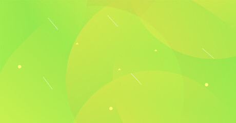 Abstract design featuring a gradient of light and deep green tones, complemented by geometric shapes and sleek white lines, creating a fresh, modern, and dynamic composition.