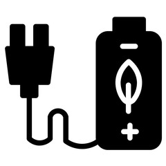 Obraz premium Green Energy Ecology Line Icon