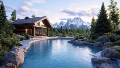 Discover serenity at our secluded remote eco-retreat nestled amidst snow-capped peaks experience tranquility, responsible nature interaction, sustainable luxury, breathtaking mountain views, pristine