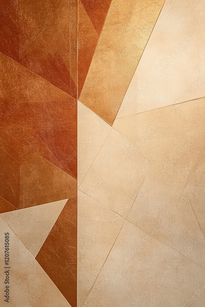 Poster this background showcases a beautiful gradient of gold and copper tones with intricate geometric pat