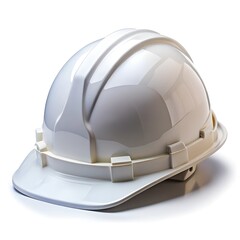 Fototapeta premium Construction Safety Helmet on white background