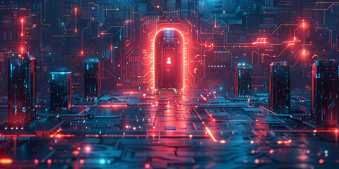 Futuristic Data Centers with Advanced AI