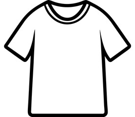 Simple shirt icon illustration vector.