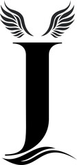 J letter vector logo design 