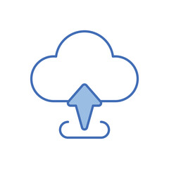 Upload Information vector icon