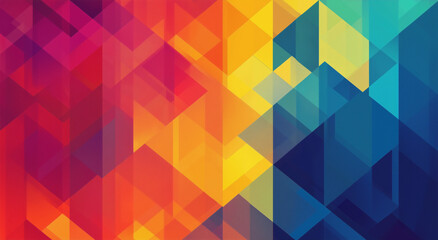 Obraz premium Abstract Geometric Colorful Shapes Background