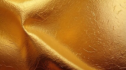 Fototapeta premium Textured gold surface with a soft luminous shine