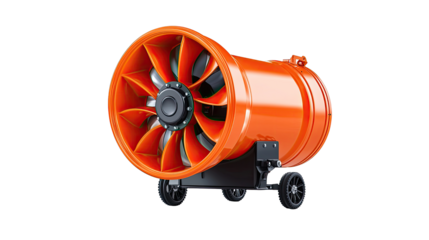 Powerful Industrial Air Blower with Large Fan for Efficient Air Movement in Construction and Maintenance Tasks