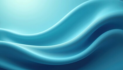 Fototapeta premium Abstract blue silk wave background with elegant flowing textures