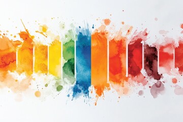 A serene watercolor zodiac wheel featuring all twelve signs, painted in vibrant yet harmonious celestial tones