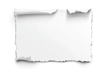 Obraz premium Blank Torn Paper Scroll Background Image