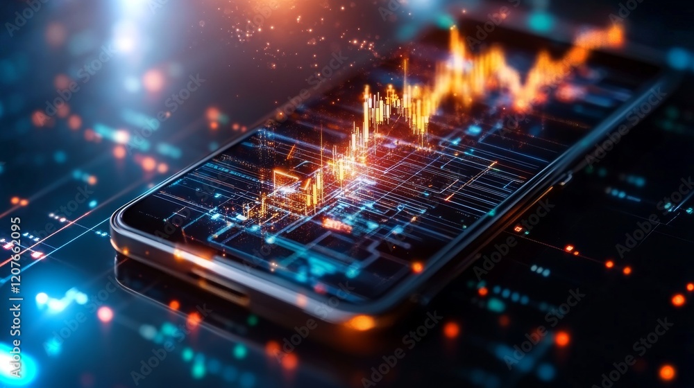 Poster mobile wallet interface displaying alert on potential security issues