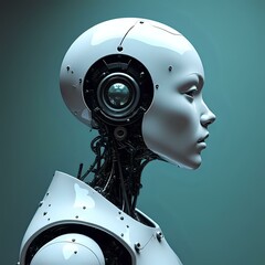Humanoid Robot Head
