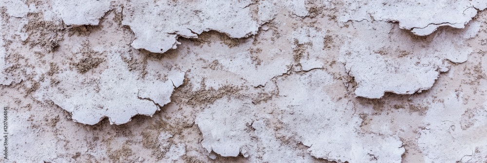 Aufkleber weathered plaster wall with peeling layers creating rustic textured surface