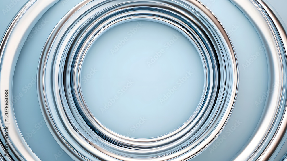 Poster mirrored reflections creating infinite loops representing continuous improvement in business