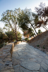 Climb to Gibralfaro Castle in Malaga, Spain.