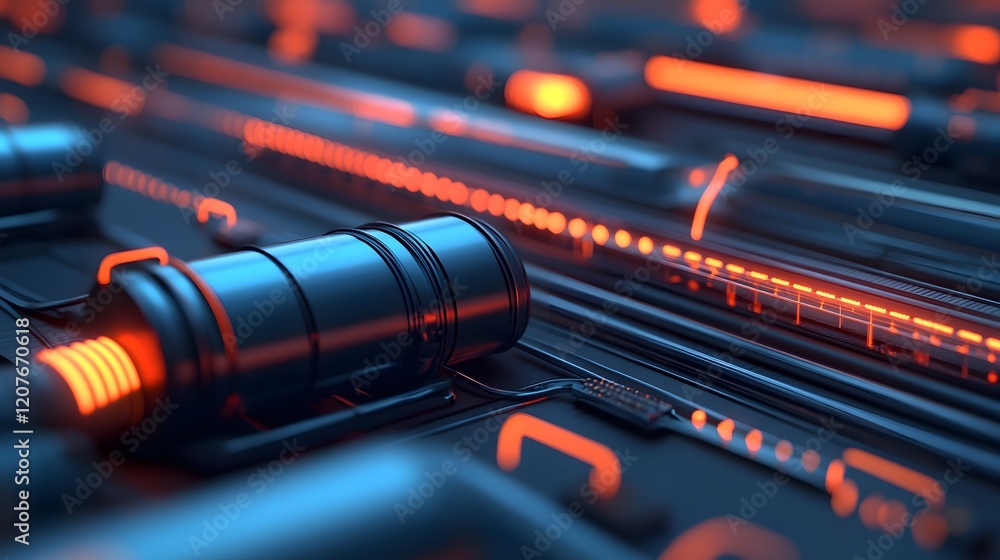 Aufkleber interconnected warehouse systems with tracking nodes and efficient cargo flow,3d