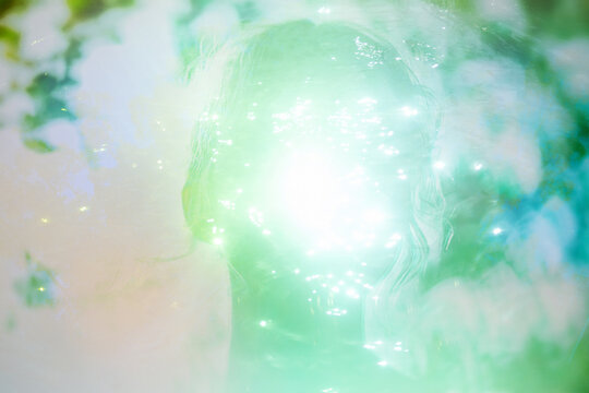 abstract background with bubbles
