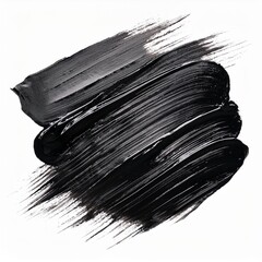 black and white paint splashes