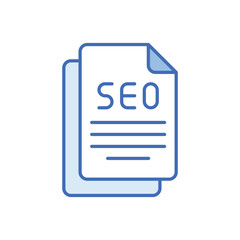 Seo Copywriting vector icon