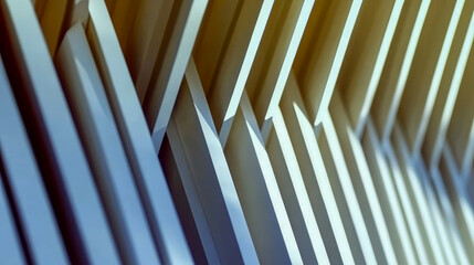 Fototapeta premium The image shows a chaotic scene with paper thin walls, as if someone is trying to break through them.
