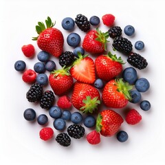 Fototapeta premium berries in a bowl