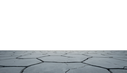 Endless Maze of Cracked Gray Surface Underneath Sky