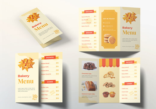 Bakery Menu Template