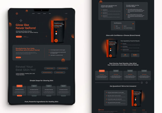 Product Launch Landing Page